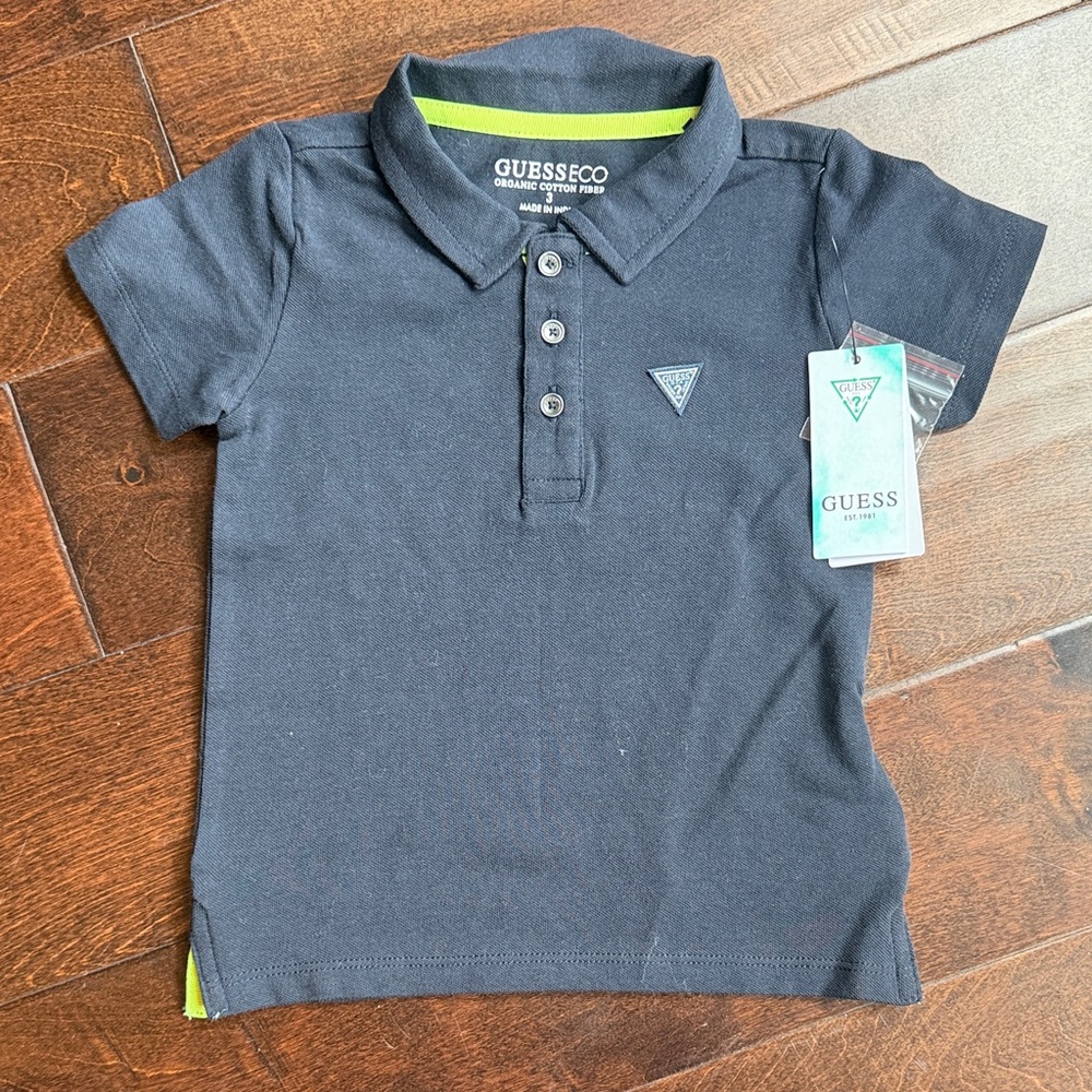 GUESS Kids Dark Blue Polo Shirt 3T
